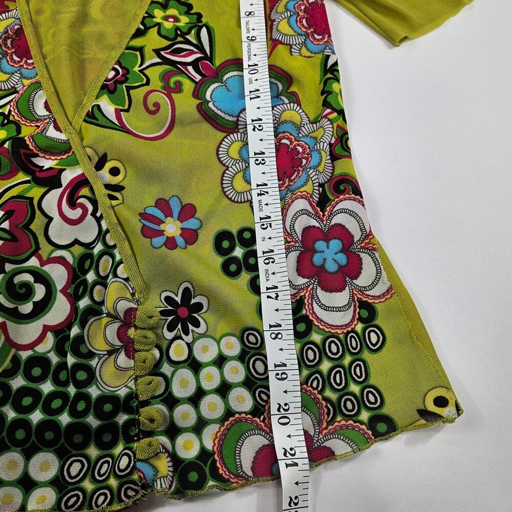 Y2k Euro Mesh Top Boho Fairycore Festival - Size Small - Picture 6 of 7
